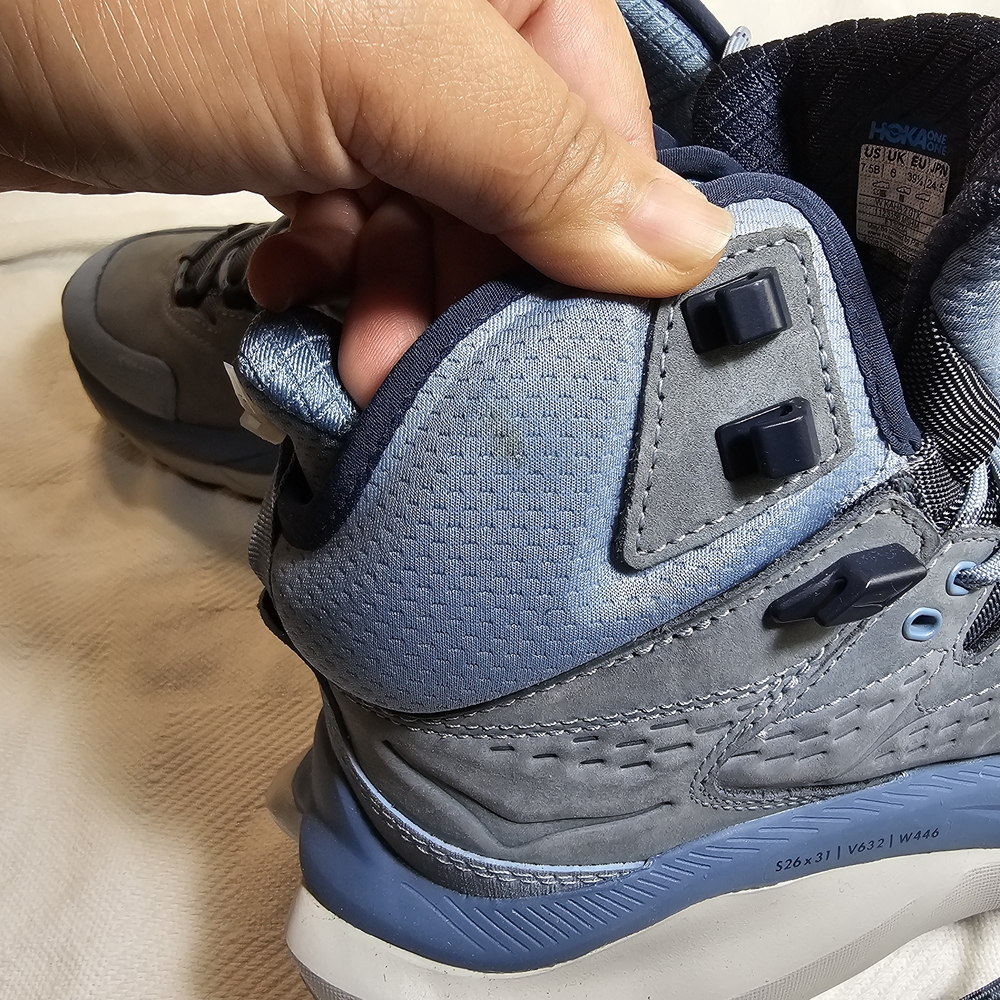 Hoka Gray and Blue Trail Boots - Picture 8 of 8
